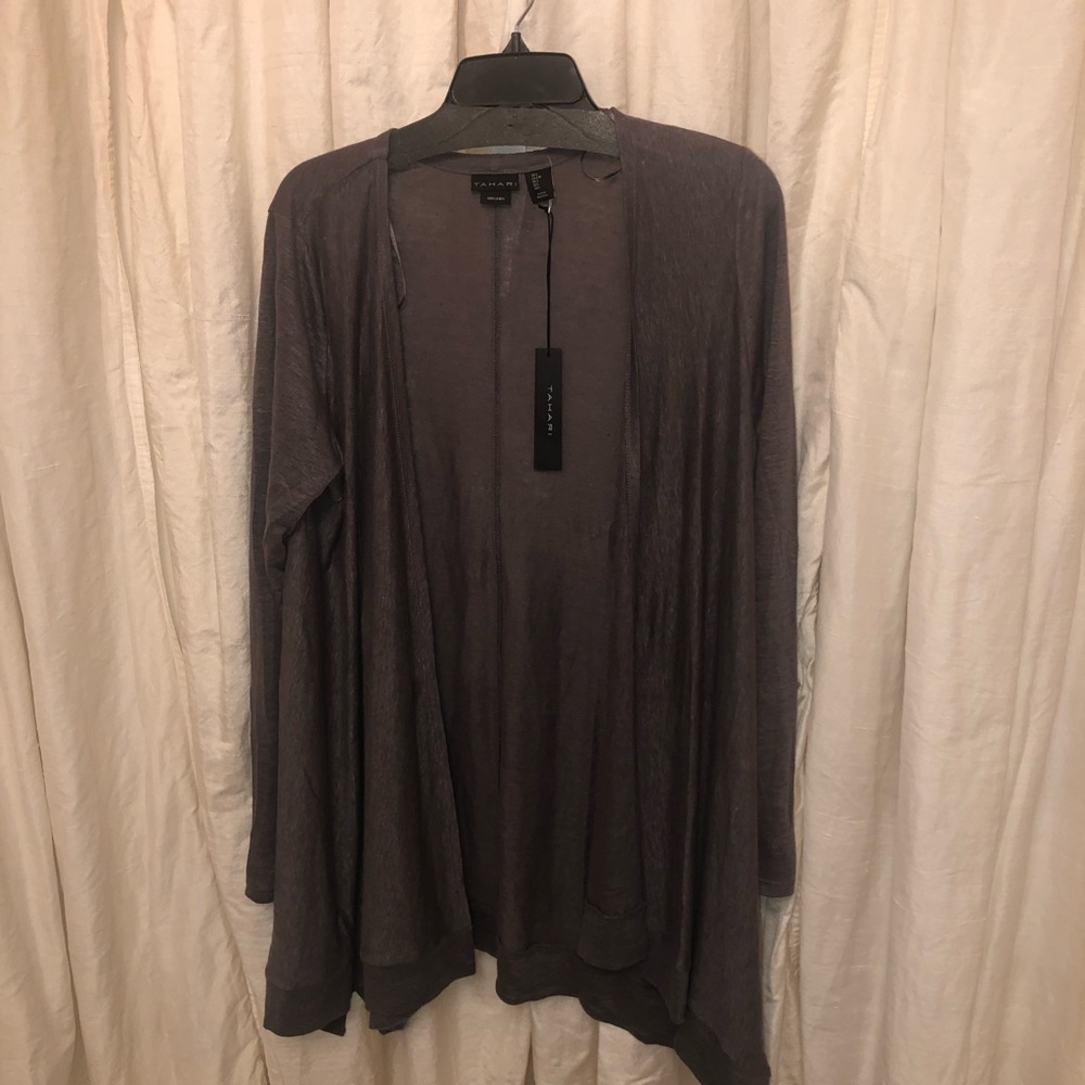 Tahari long cardigan